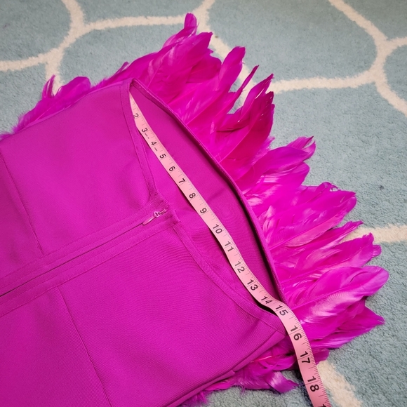 Novaluxe Bodycon Midi Prom Cocktail Formal Party Dress Size Large - Picture 12 of 12